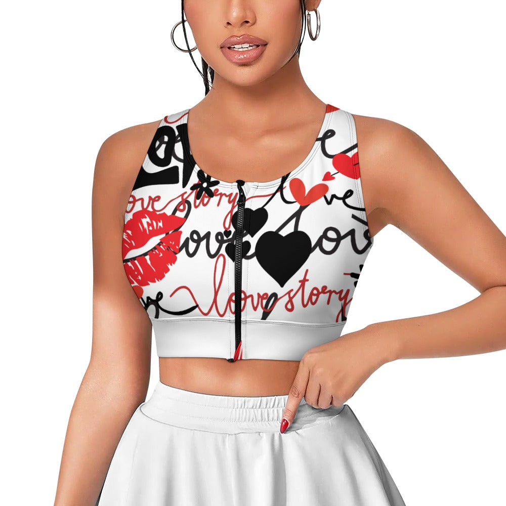 ZIP FRONT TOP