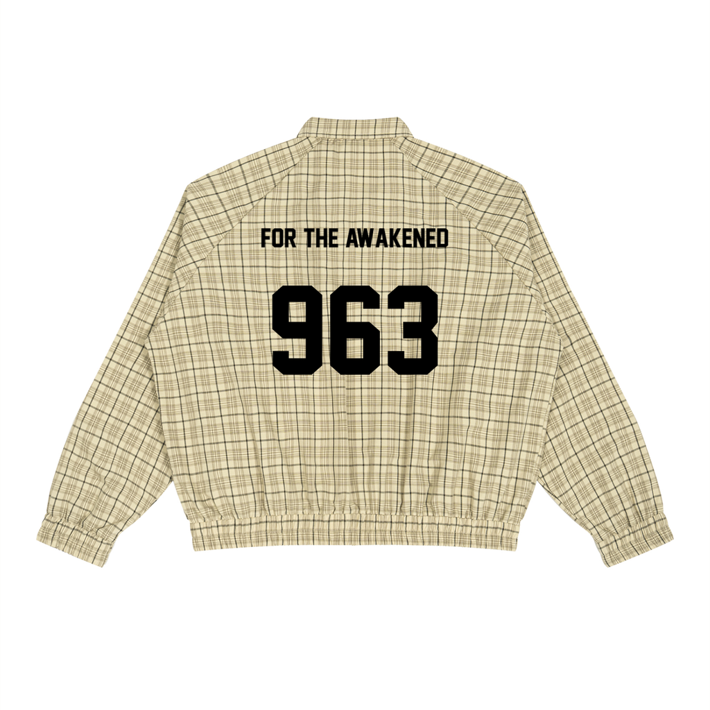 Unisex Plaid Full-Zip Track Jacket