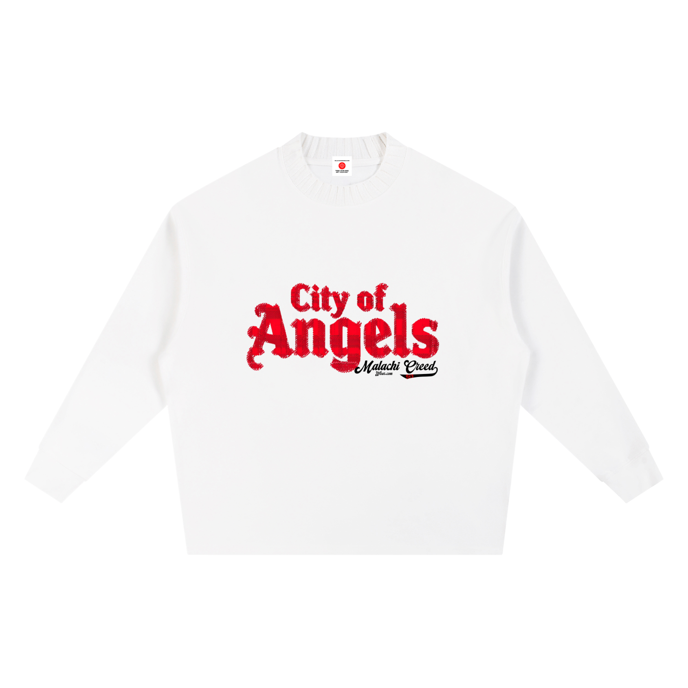 Knitted Round Neck Oversized Sweatshirt