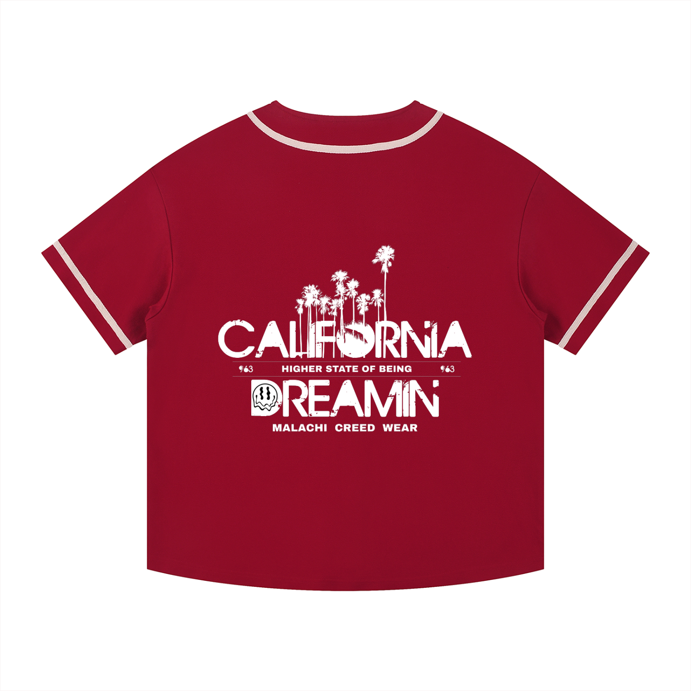 Contrast Piped Button-Up Jersey