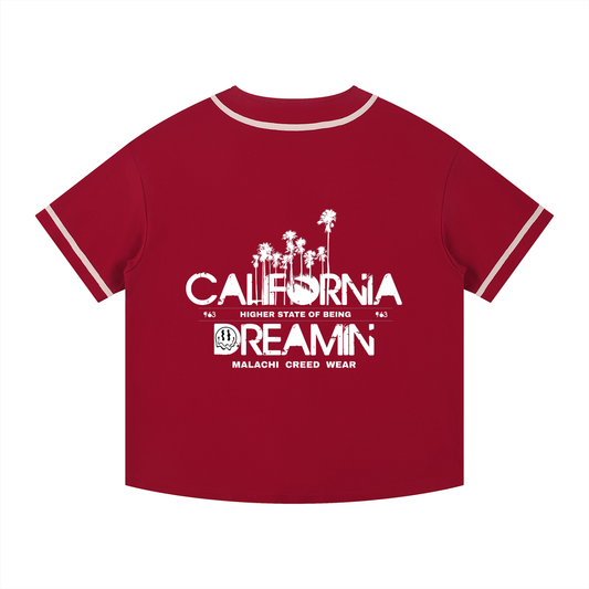 Contrast Piped Button-Up Jersey