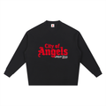 Knitted Round Neck Oversized Sweatshirt