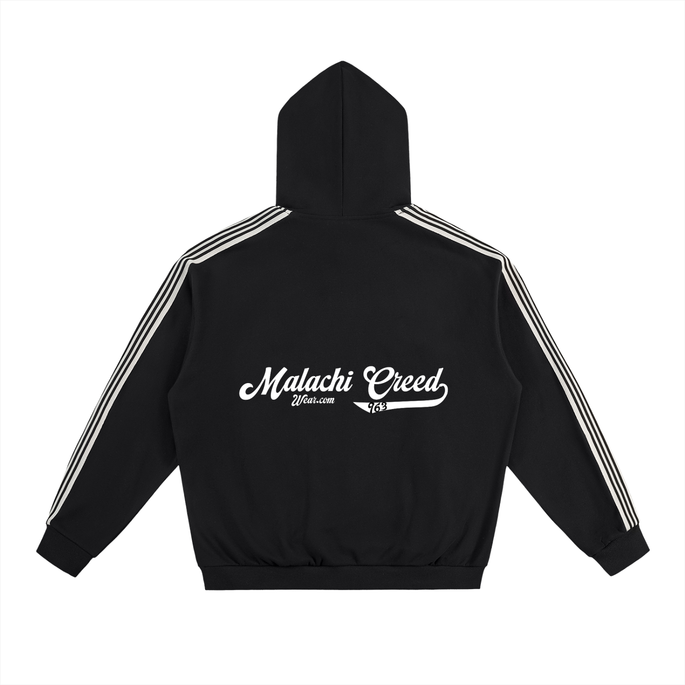 Side Stripe Drop-Shoulder Hoodie