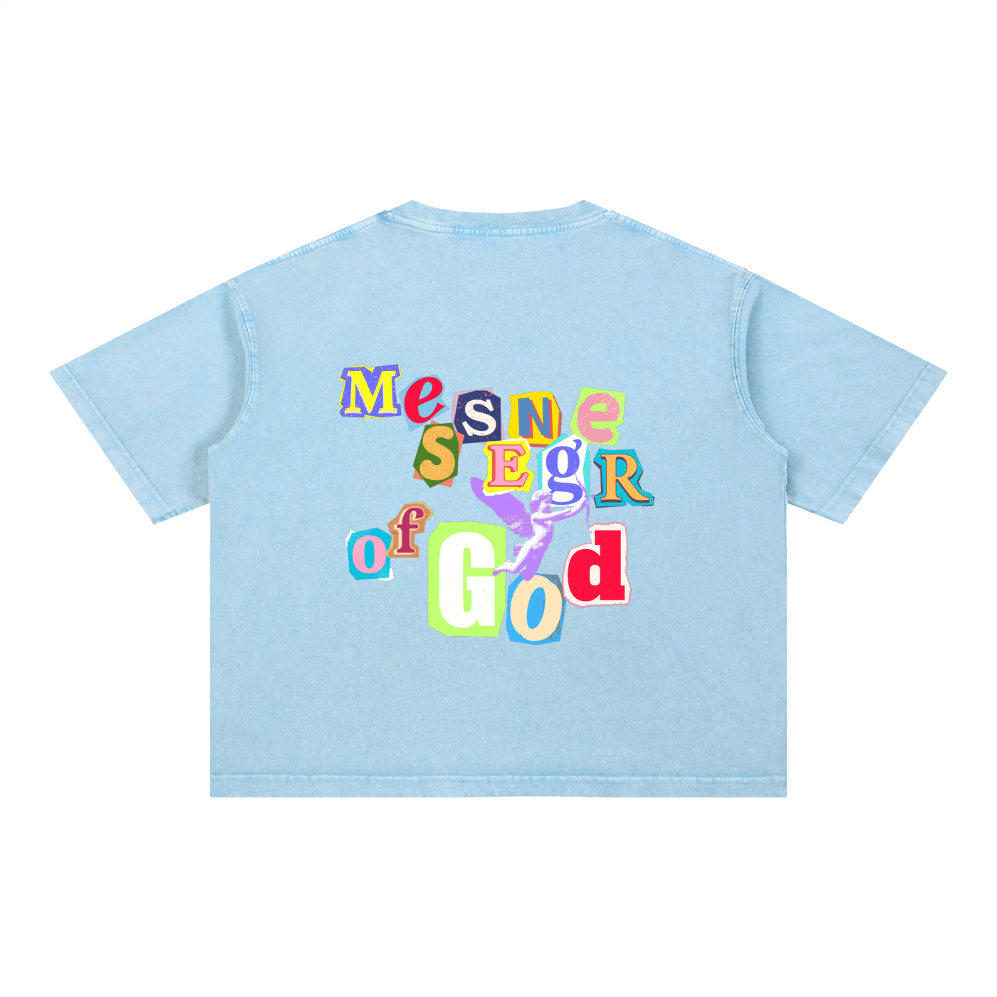 Mineral Wash Boxy Cotton T-Shirt
