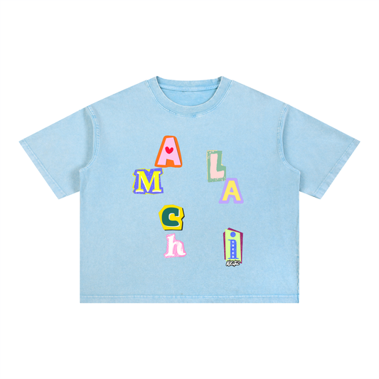 Mineral Wash Boxy Cotton T-Shirt