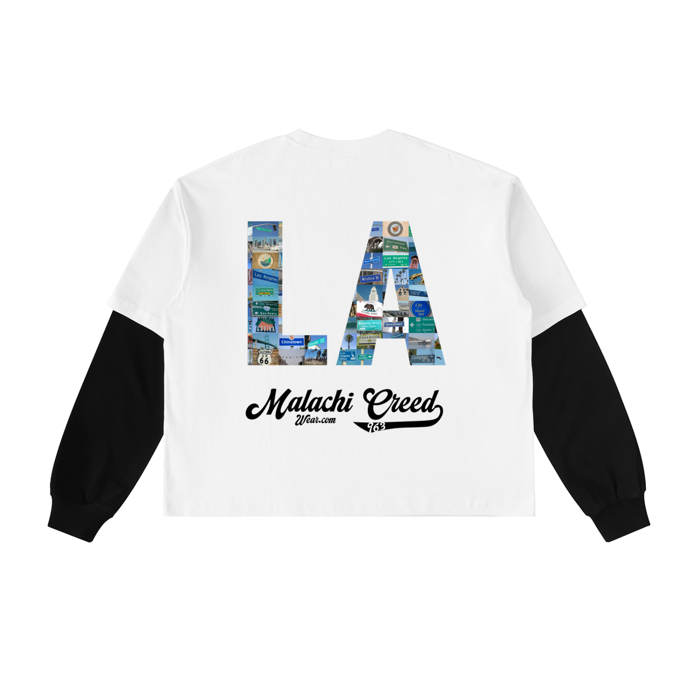 Layered Sleeve Cotton T-Shirt