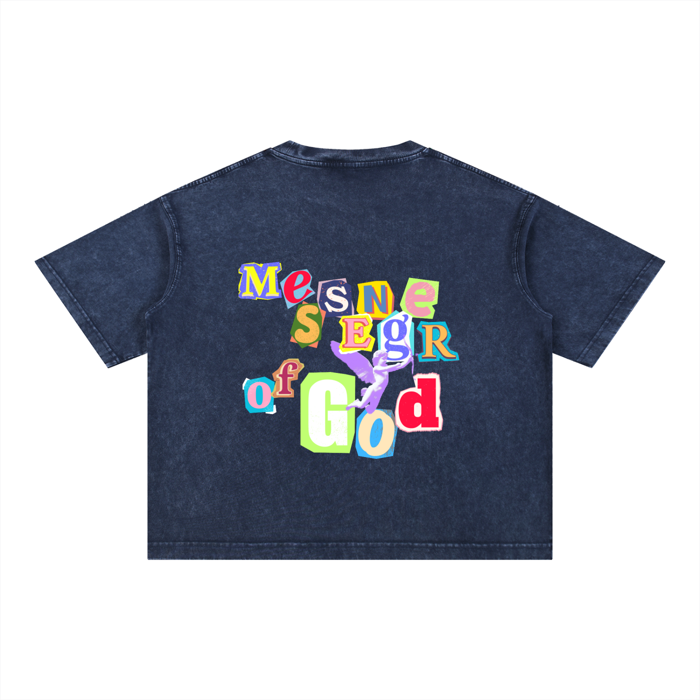 Mineral Wash Boxy Cotton T-Shirt