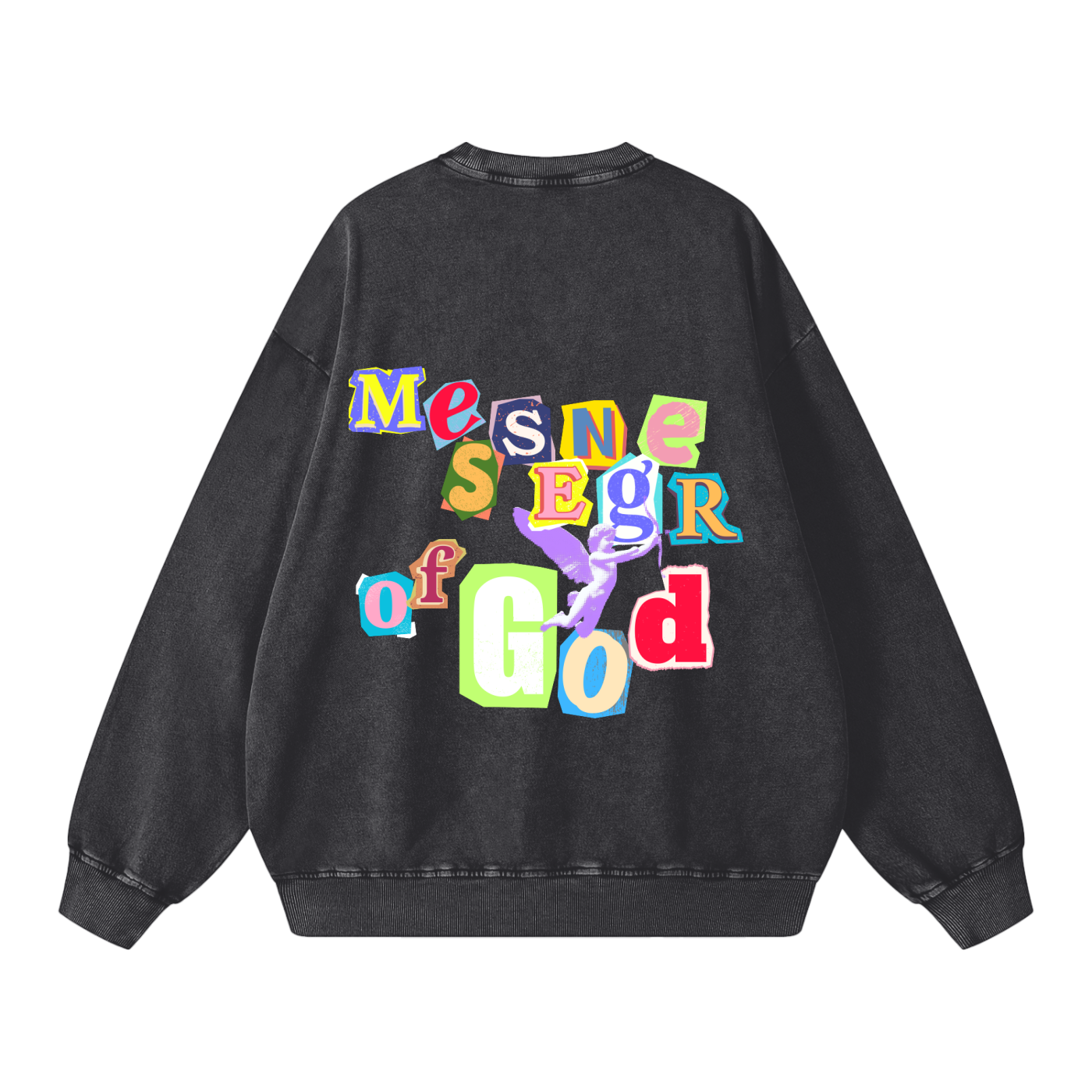 Snow Washed Oversized Sweatshirt