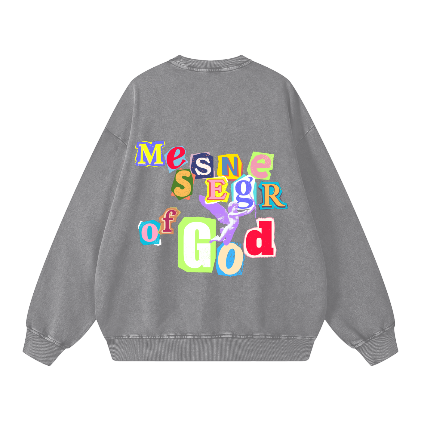 Snow Washed Oversized Sweatshirt