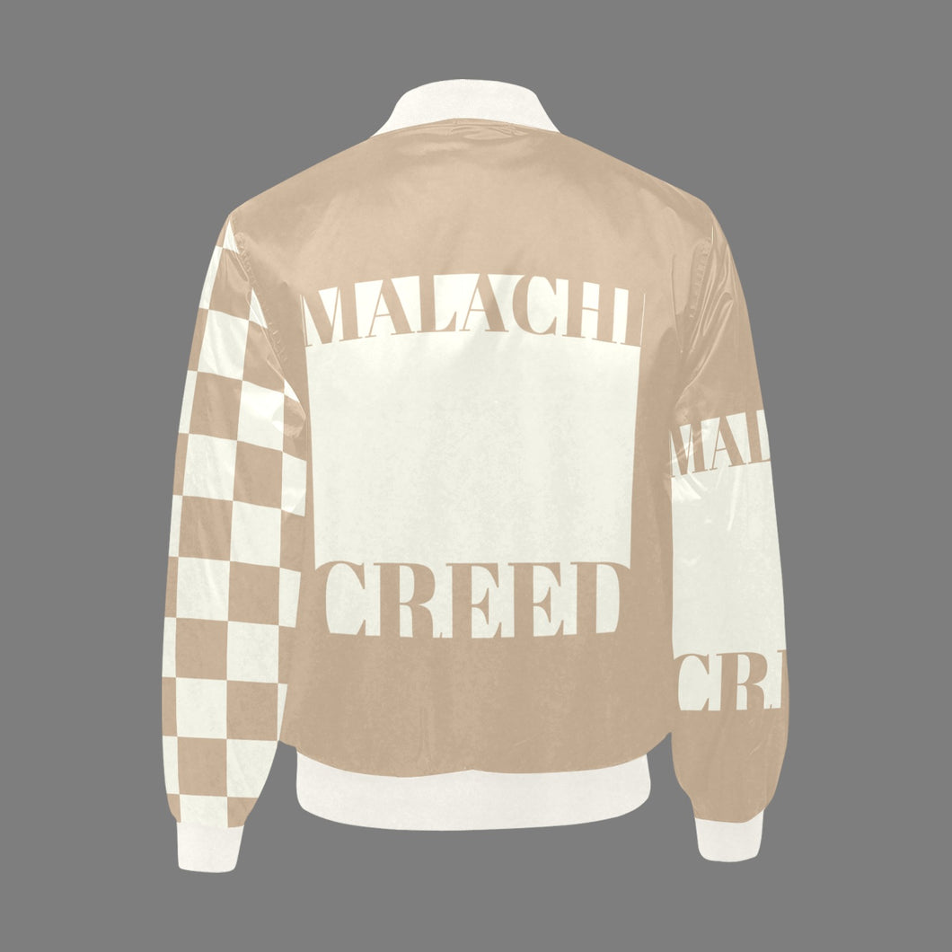 BAD & BEIGEY QUILTED BOMBER