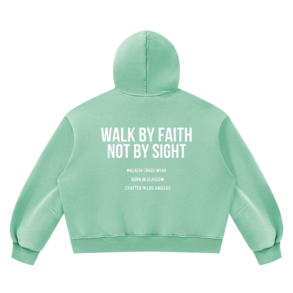 Unisex Vintage Wash Boxy Fleece Hoodie