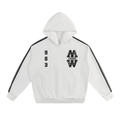 Side Stripe Drop-Shoulder Hoodie