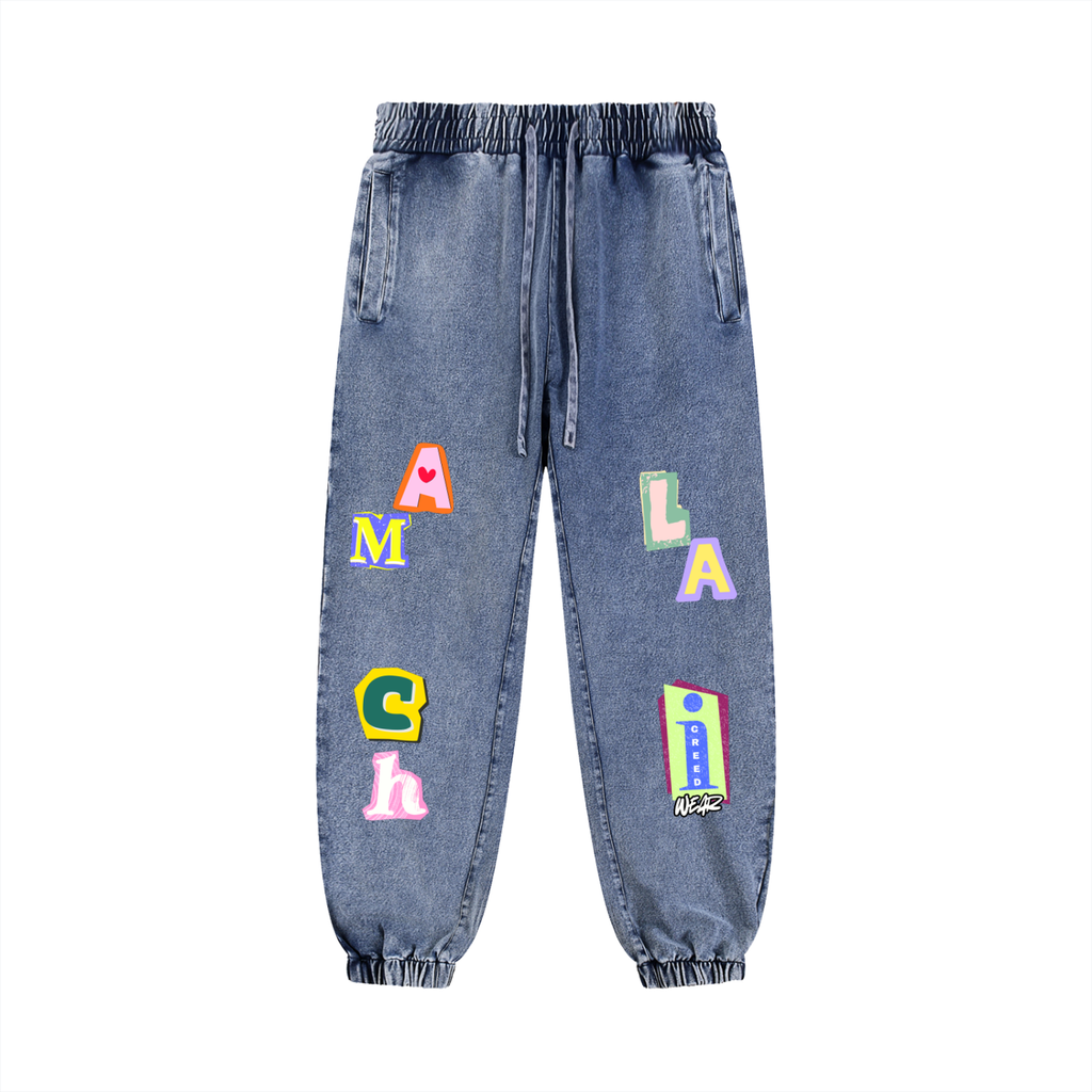 Snow Wash Jogged Sweatpants