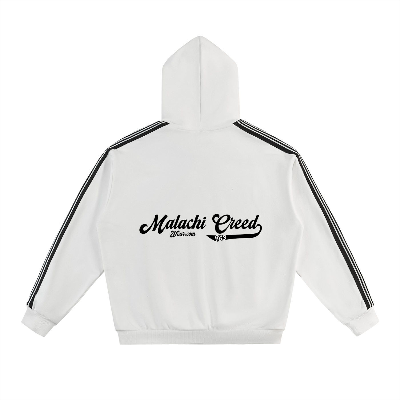 Side Stripe Drop-Shoulder Hoodie