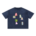 Mineral Wash Boxy Cotton T-Shirt
