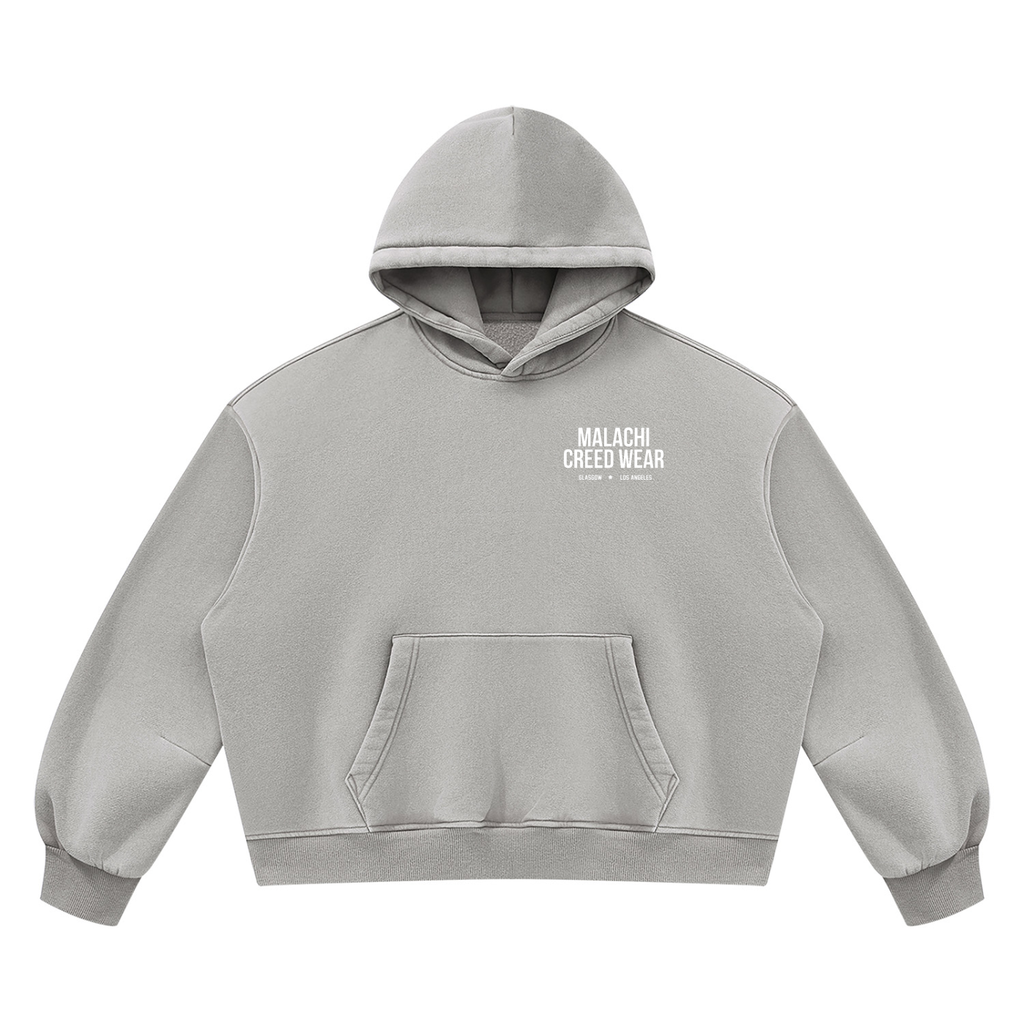 Unisex Vintage Wash Boxy Fleece Hoodie