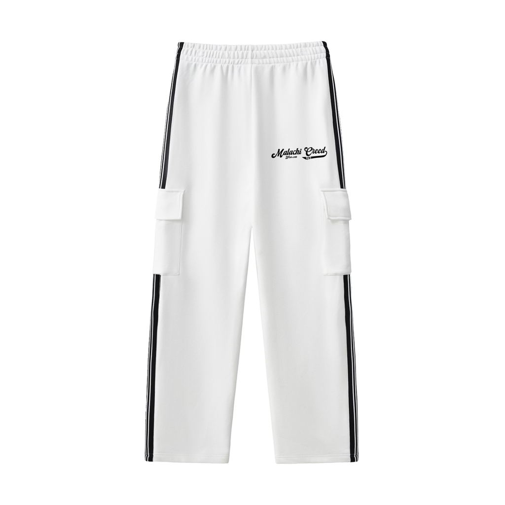 Side Stripe Straight-Leg Pants