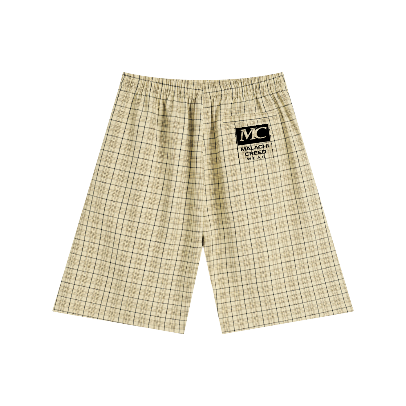 Unisex Plaid Wide Leg Shorts
