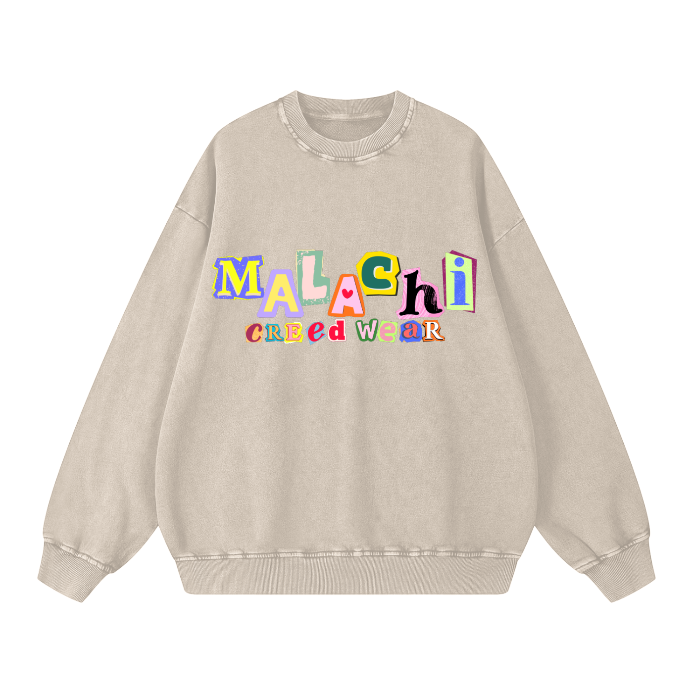 Snow Washed Oversized Sweatshirt