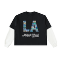 Layered Sleeve Cotton T-Shirt