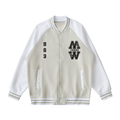 Two Tone Raglan Sleeve Varsity Jacket