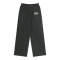 Unisex Striped Pleated Pants