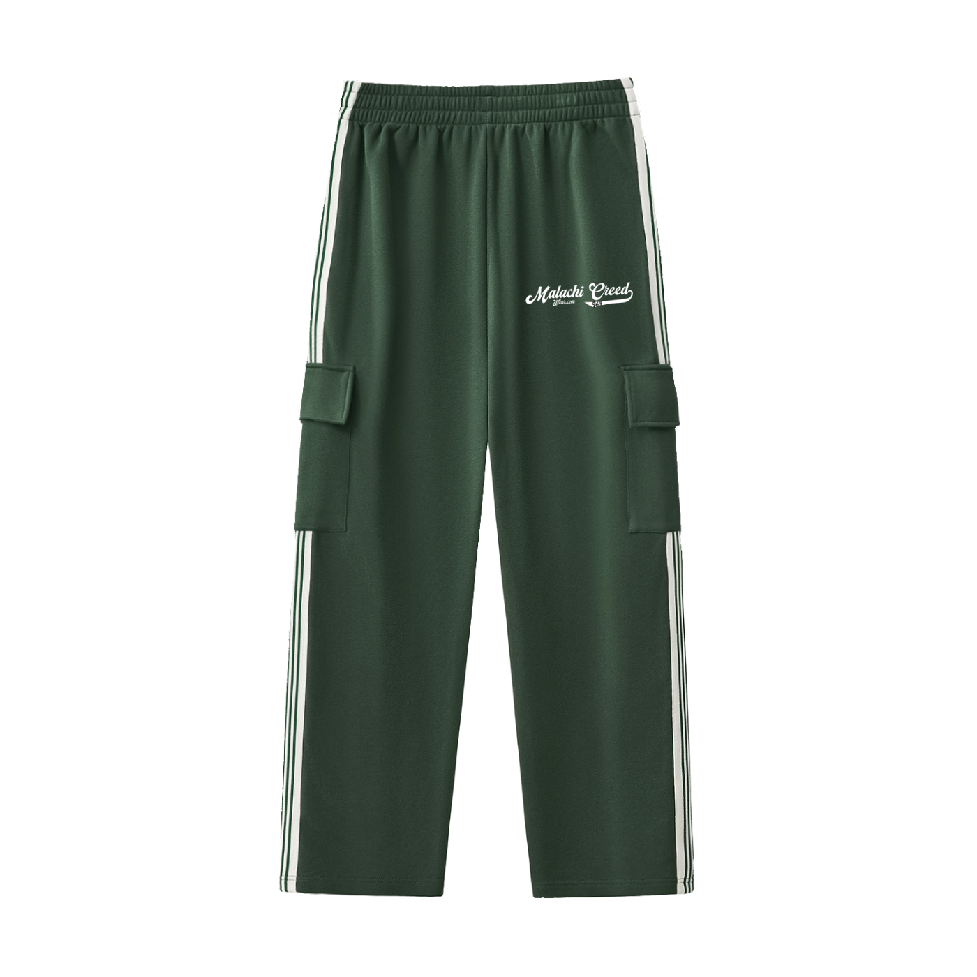 Side Stripe Straight-Leg Pants