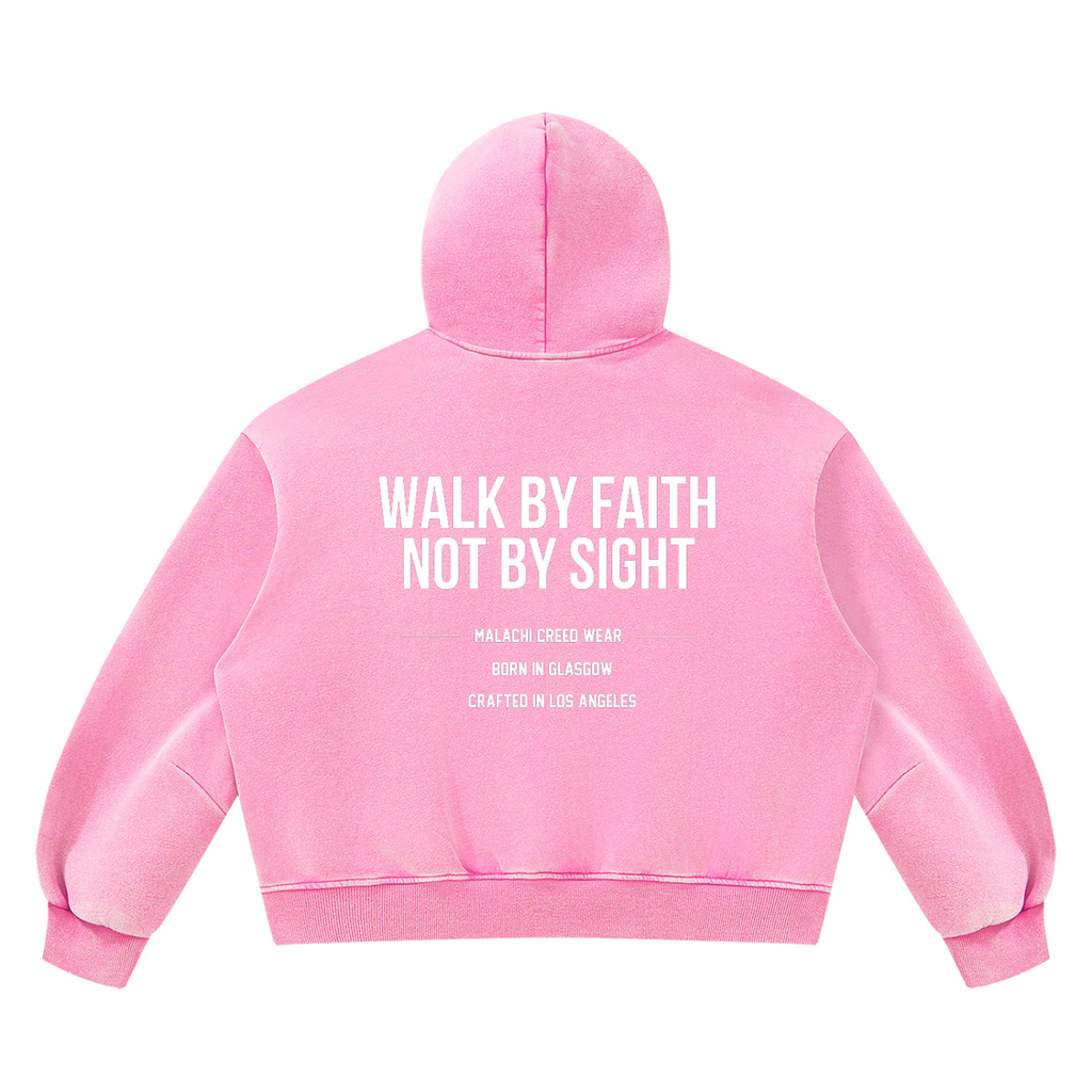 Unisex Vintage Wash Boxy Fleece Hoodie