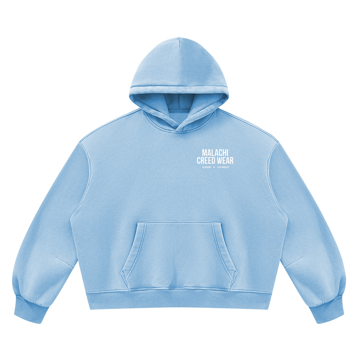 Unisex Vintage Wash Boxy Fleece Hoodie