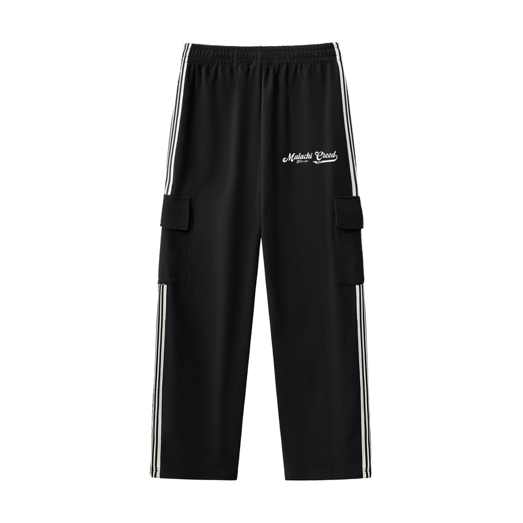 Side Stripe Straight-Leg Pants