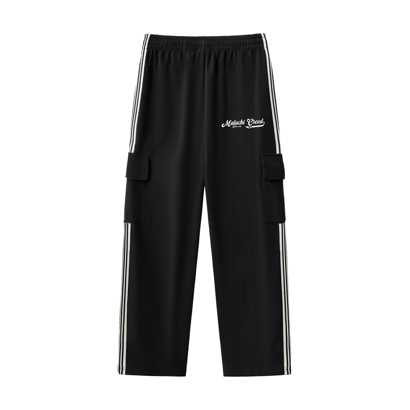 Side Stripe Straight-Leg Pants