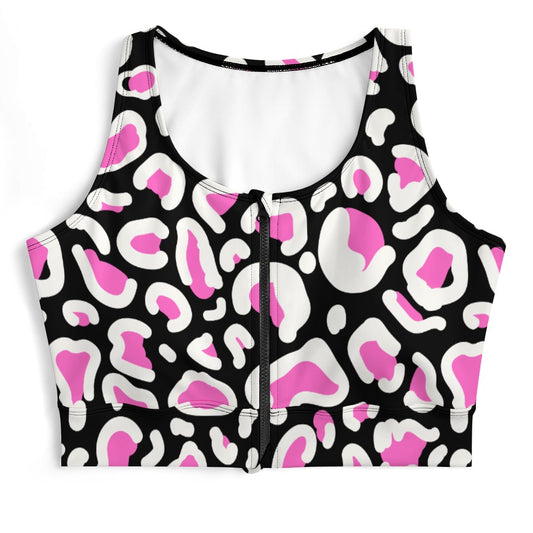 ZIP FRONT CROP