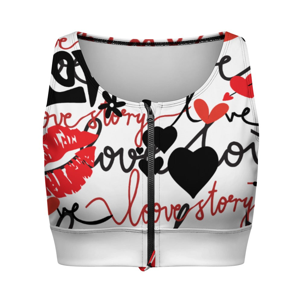 ZIP FRONT TOP