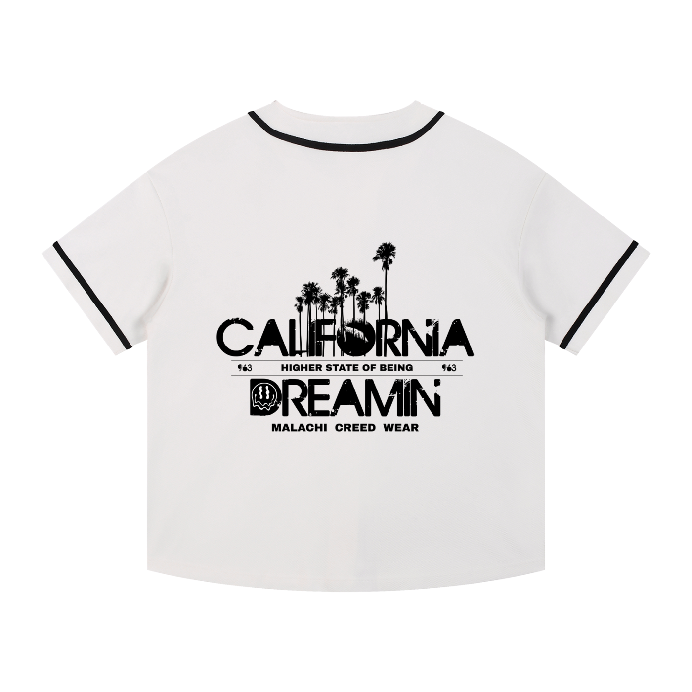 Contrast Piped Button-Up Jersey