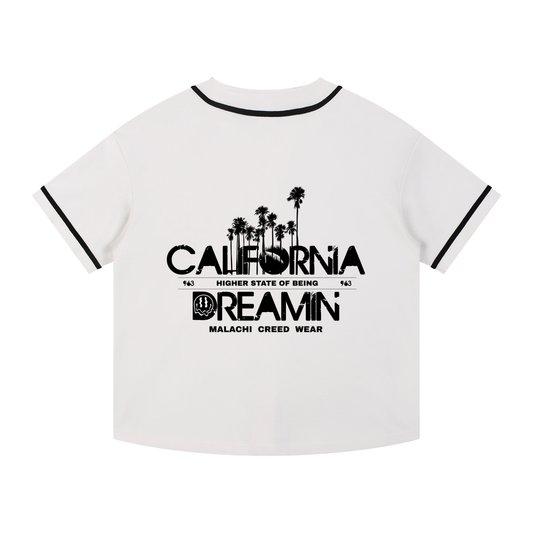 Contrast Piped Button-Up Jersey