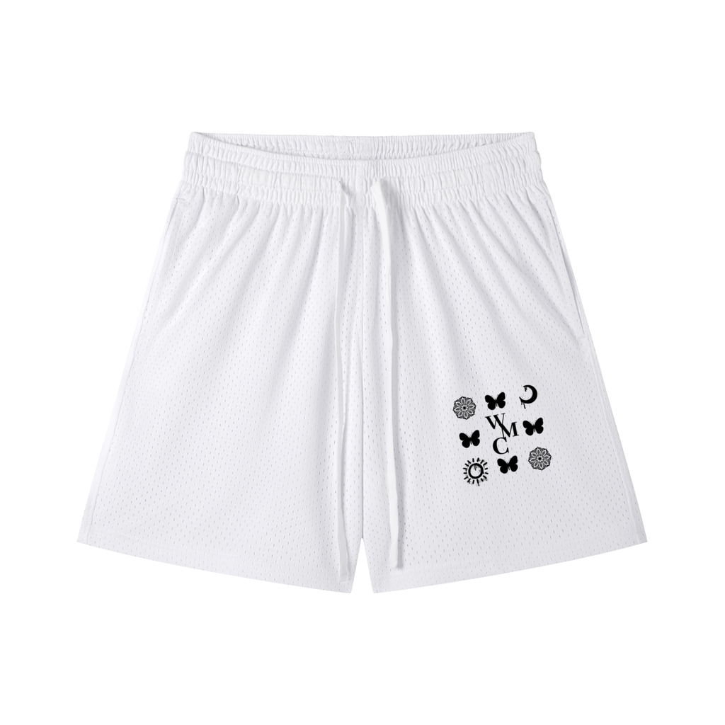 Mesh Drawstring Shorts