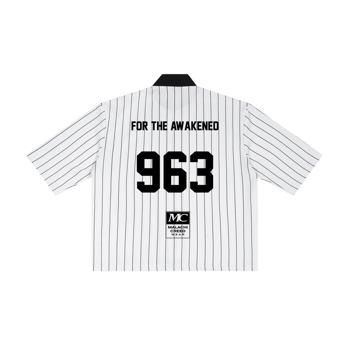 Unisex Striped Full-Zip Baseball Jersey