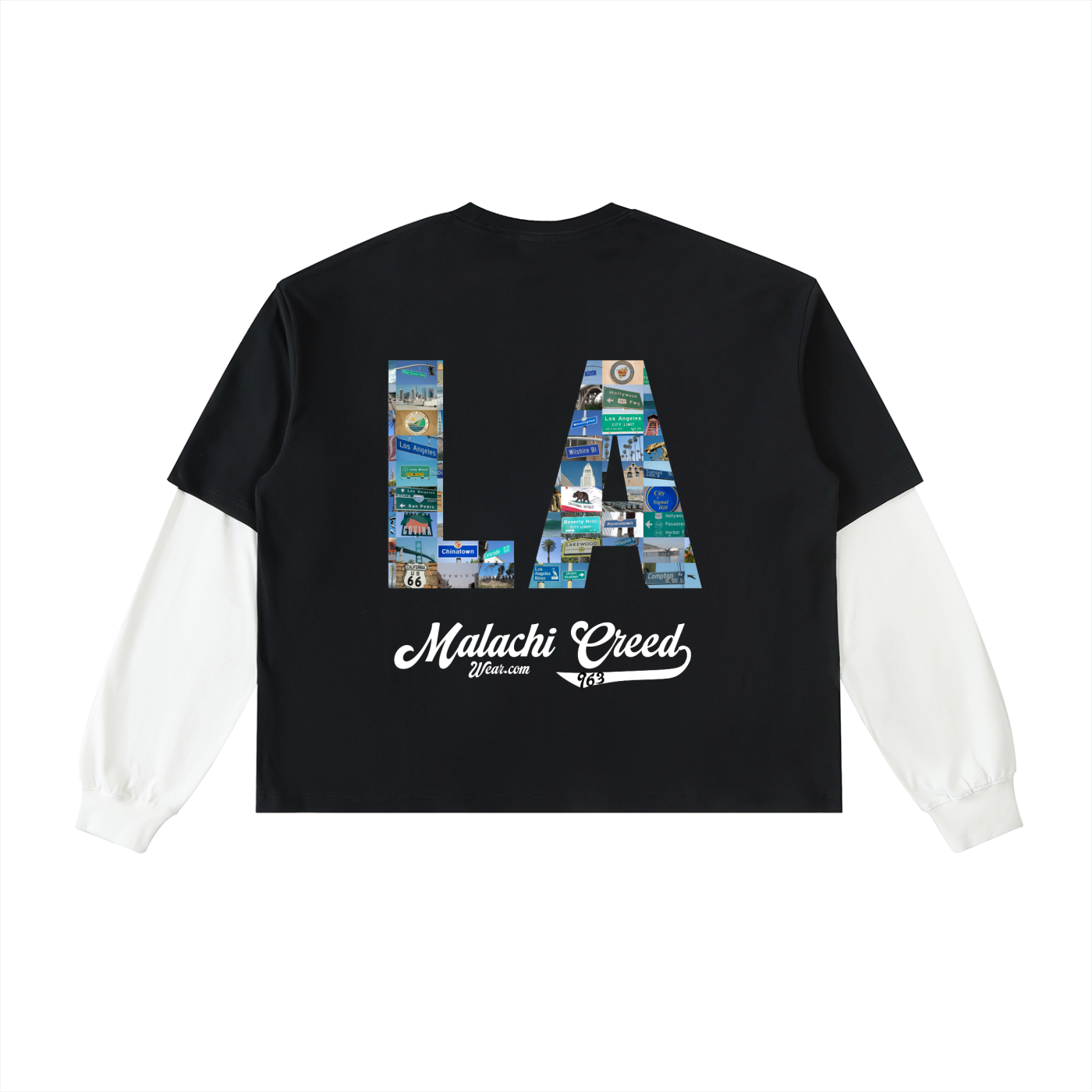 Layered Sleeve Cotton T-Shirt