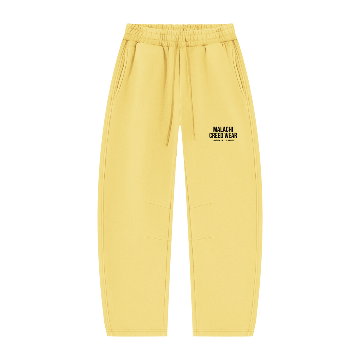 Unisex Vintage Wash Barrel Leg Fleece Sweatpants