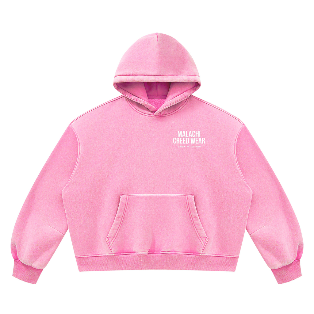 Unisex Vintage Wash Boxy Fleece Hoodie