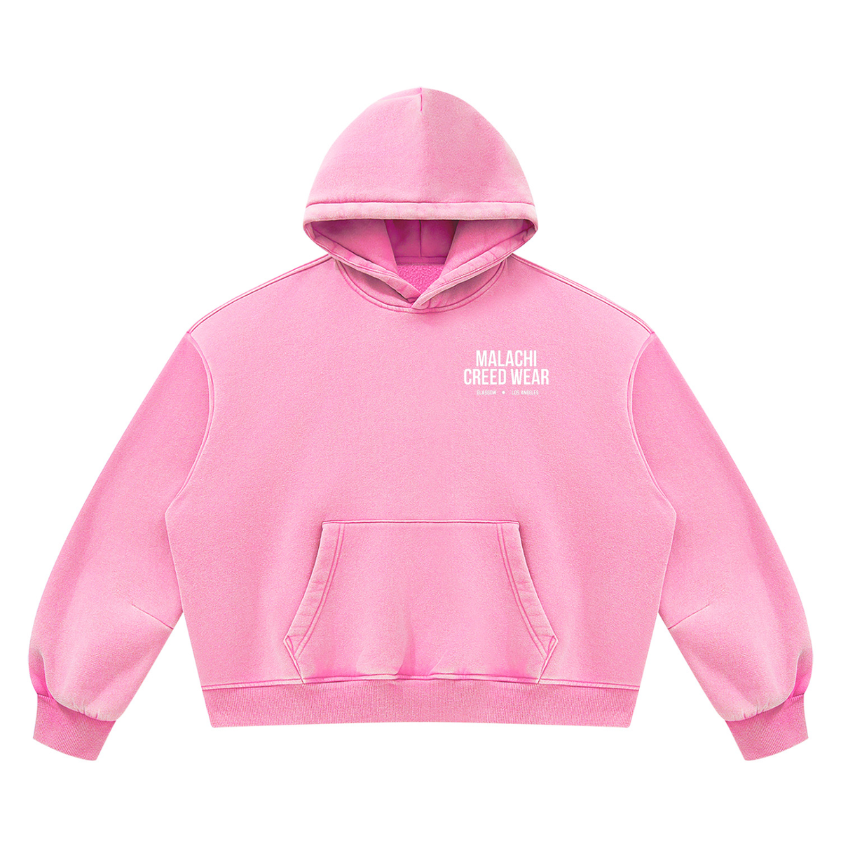 Unisex Vintage Wash Boxy Fleece Hoodie