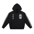 Side Stripe Drop-Shoulder Hoodie
